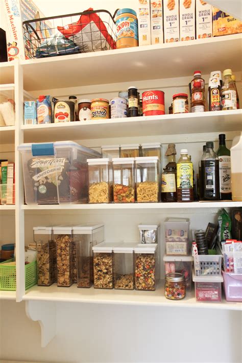 Pantry Organization With Clear Storage Containers | Chuzai Living