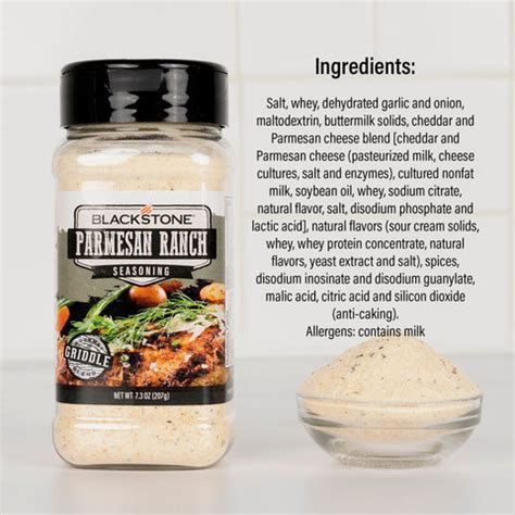 Blackstone Parmesan Ranch Seasoning 7.3 oz – Blackstone Products