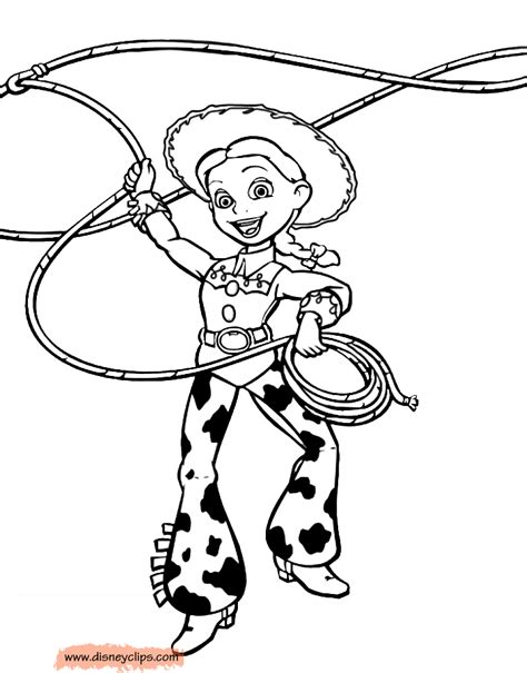 Toy Story Woody And Jessie Coloring Pages