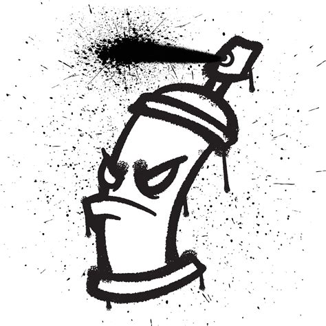 Vector graffiti spray character isolated vector 24756943 Vector Art at ...