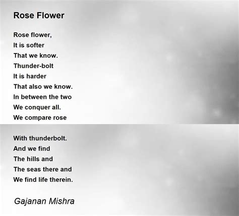 Rose Flower by Gajanan Mishra - Rose Flower Poem