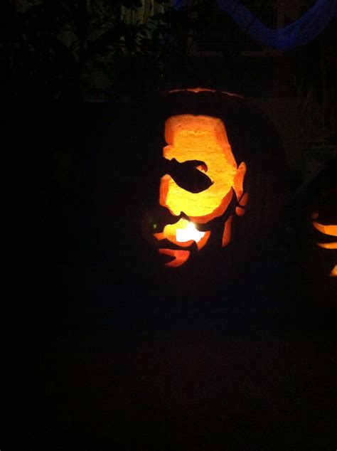 My Michael Myers pumpkin from 2012 | Michael myers, Pumpkin carving, Halloween