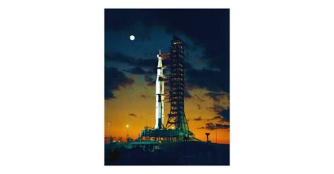 Apollo 4 Saturn V on Pad A Launch Complex 39 Photo Print | Zazzle