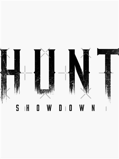 "Hunt: Showdown logo" Sticker by JaroNT | Redbubble