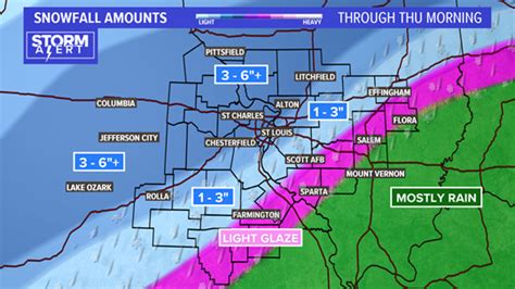 St. Louis weather forecast timeline: Tracking snow, sleet | ksdk.com