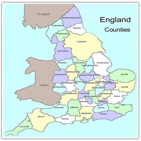 counties engeland | Family tree genealogy, Scotland map, Family history