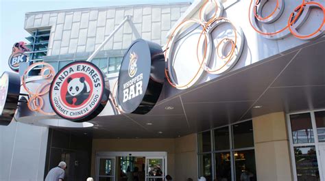 Universal CityWalk food court: Burger King Whopper Bar, Panda Express, and Moe’s Southwest Grill ...