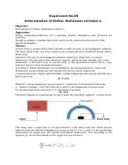 Experiment No09.hmt.docx - Experiment No.09 Determination of Stefan ...