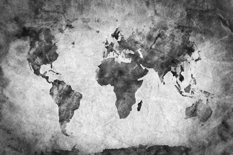 'Ancient, Old World Map. Pencil Sketch, Grunge, Vintage Background Texture. Black and White ...