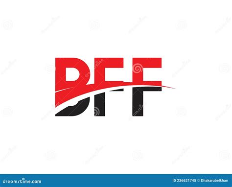 BFF Letter Initial Logo Design Vector Illustration Stock Vector - Illustration of emblem, sign ...