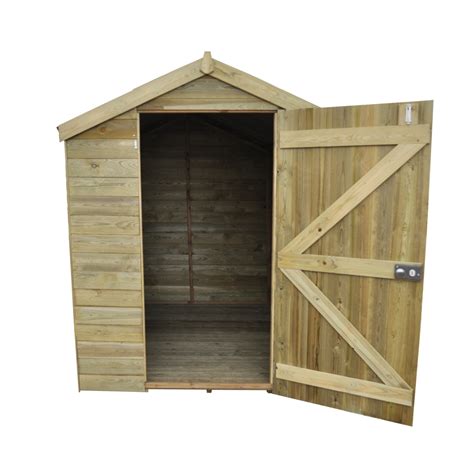 8ft X 6ft Pressure Treated Tongue And Groove Apex Shed (2.5m X 2.1m) | ShedsFirst