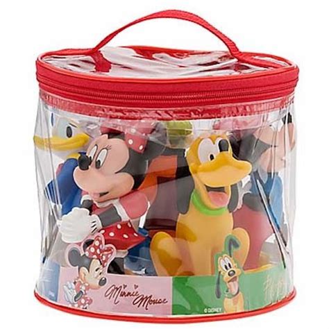 disney parks junior mickey and friends squeeze bath toy set new with plastic bag - Walmart.com