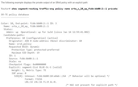 How to implement SRv6 in Cisco IOS XRV 7.7.1 Modelling Lab - Cisco Community