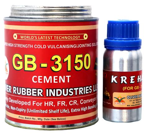 Buy Cold Vulcanizing GB-3150 Cement Adhesive with Hardener for Heat Resistive Conveyor Belt ...