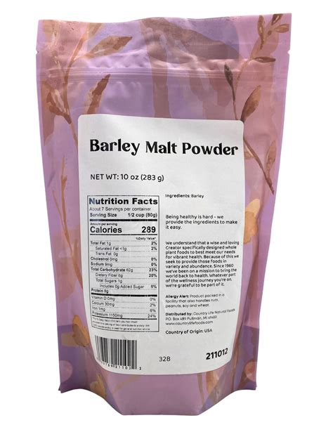 Barley Malt Powder | Country Life Natural Foods