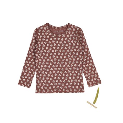 The Printed Long Sleeve Tee - Rustic Floral – Lovely Littles
