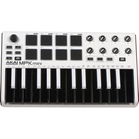 Akai Professional MPK mini MKII - Compact Keyboard MPKMINIWHITE