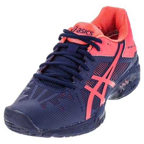 ASICS - women's gel-solution speed 3 tennis shoes indigo blue and diva ...