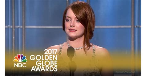 Emma Stone's Acceptance Speech | Best Moments From the Golden Globe ...