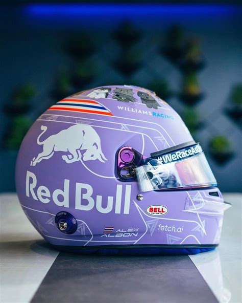 #AlexAlbon #Williams #2022 #f1 #Silverstone Custom Helmet Paint, Custom ...