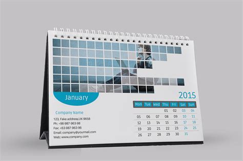 2015 Corporate Desk Calendar Template ( PSD ) on Behance