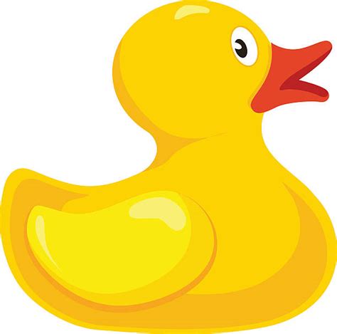 Yellow Duck Clip Art, Vector Images & Illustrations - iStock