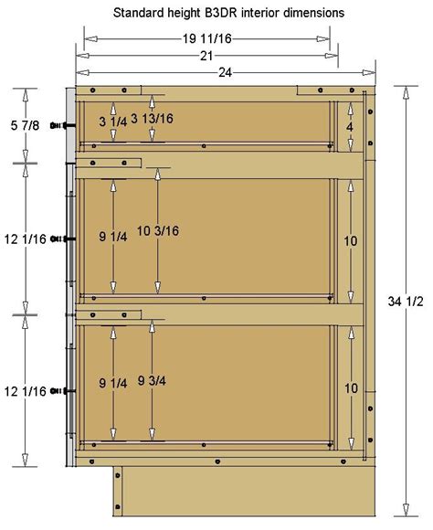 3 Drawer Base Cabinet Dimensions | Bruin Blog