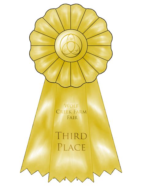 Third Place Ribbon by Dlnarielle on DeviantArt