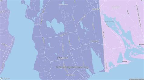 Little Compton, RI Political Map – Democrat & Republican Areas in ...