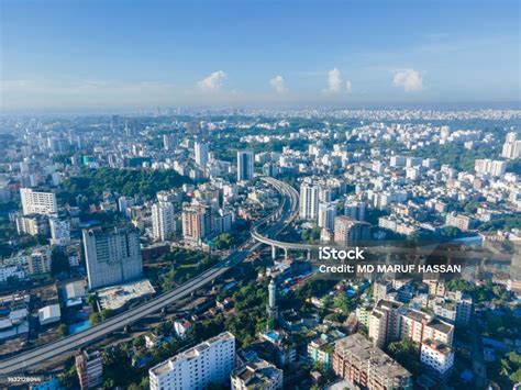 Aerial View Cityscape Of Chittagong City Bangladesh Stock Photo ...