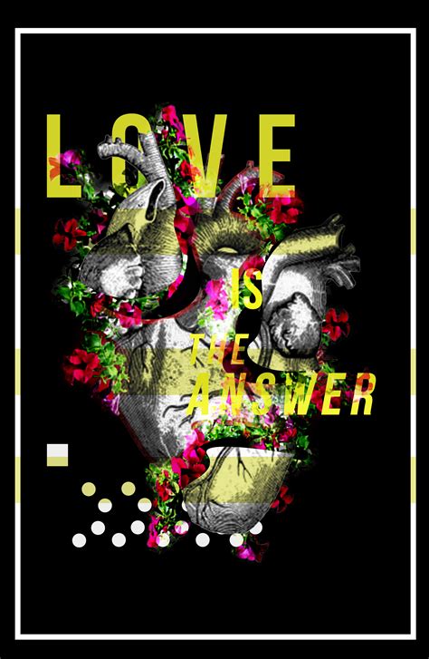 Love is The Answer. Posters on Behance