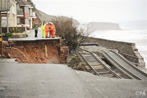 Invest in railway lines like one at Dawlish before they wash away