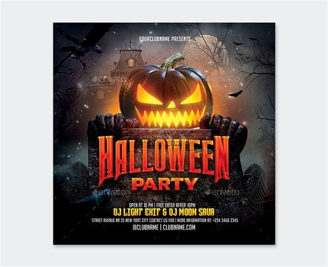 Halloween Flyer Template Psd