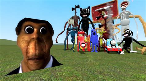 Obunga Vs All Trevor Henderson in Garry's Mod! [ Nextbot Obunga ] - YouTube