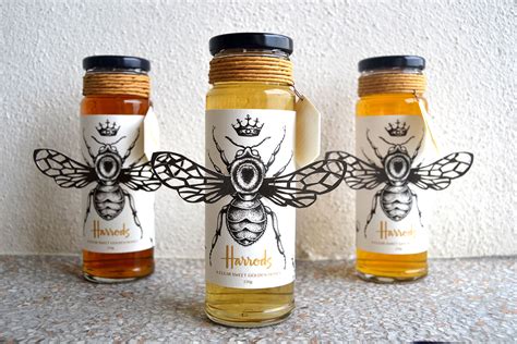 Harrods Honey Label on Behance