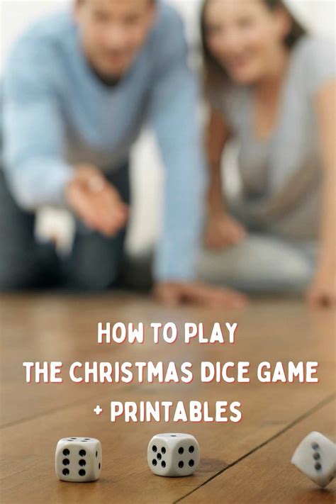 How to Play the Christmas Dice Game With Printable PDF - Fun Party Pop