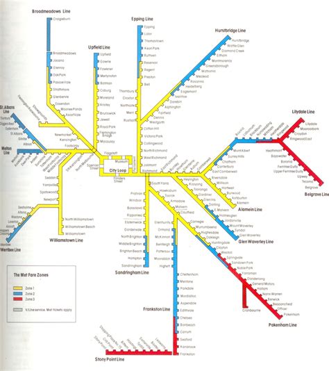 melbourne tram map | Melbourne tram, Melbourne tourism, Train map