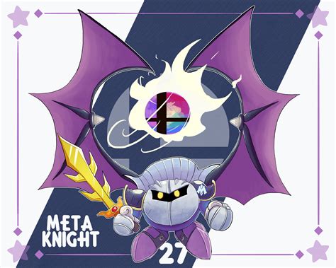 Smash Ultimate #27: Meta Knight by Andy-roo78 on DeviantArt