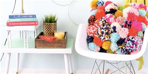 She Brightens Up Her Decor With These Unbelievably Fabulous Pom Pom Pillows!