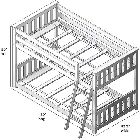 What’s the size of a bunk bed? Guide to Sizes of Different Types of ...