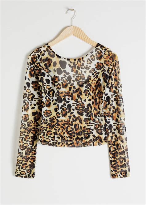 Jaguar Printed Mesh Top | & Other Stories #andotherstories #fashion # ...