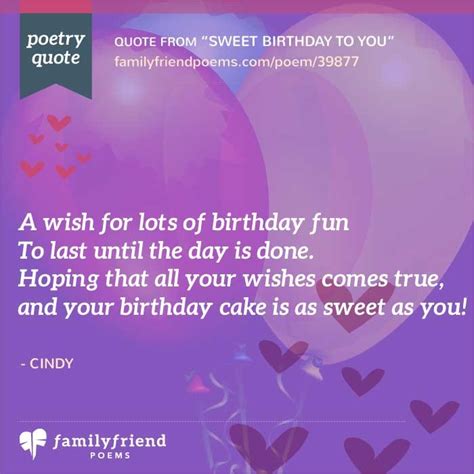 42 Birthday Poems - Happy Birthday Poems and Wishes