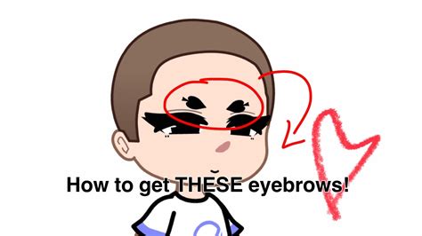 how to get shaped eyebrows || gacha club tutorial || merry christmas ...