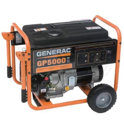 Generac 5622 5000 Watt Portable Generator