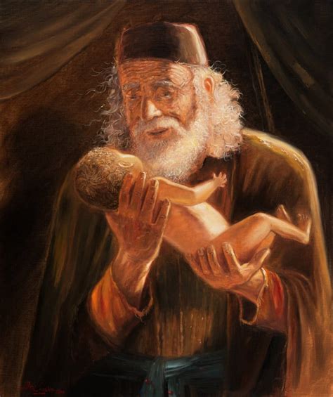 Abraham and his son Isaac Painting