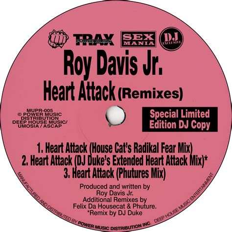 Heart Attack (Remixes) | Roy Davis Jr | DJ Duke