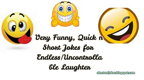 Very Funny, Quick n Short Jokes for Endless/Uncontrollable Laughter | Being Funny