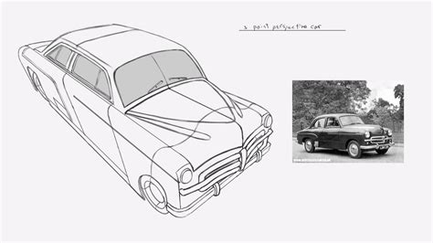 Car Perspective Drawing at PaintingValley.com | Explore collection of ...