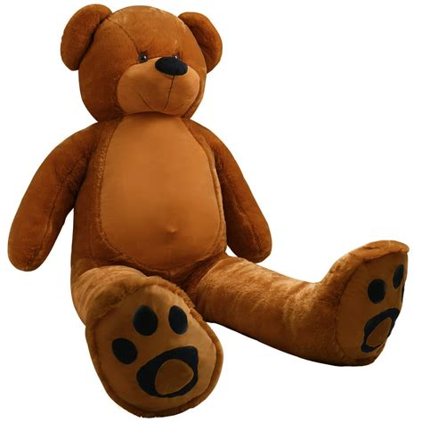 WOWMAX 6 Foot Giant Huge Life Size Teddy Bear Daney Cuddly Stuffed Plush Animals Teddy Bear Toy ...