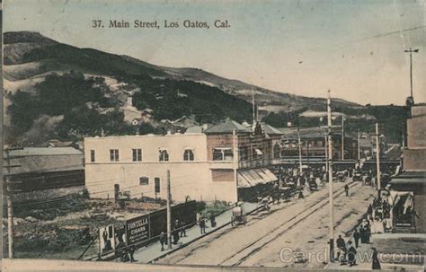 Main Street Los Gatos, CA Postcard